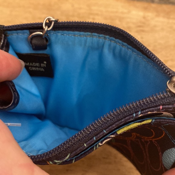 Coach Signature Keychain with ID/Coin Case - Picture 5 of 5